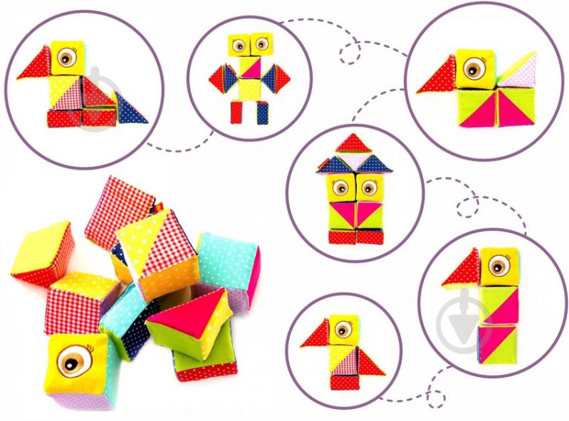 Кубики Macик Совушка МС 090602-04 - фото 6