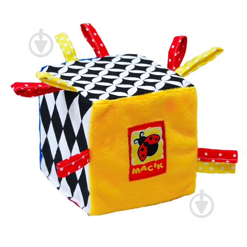 Игрушка-погремушка Macик Кубик B&W МС 010501-01 - фото 1