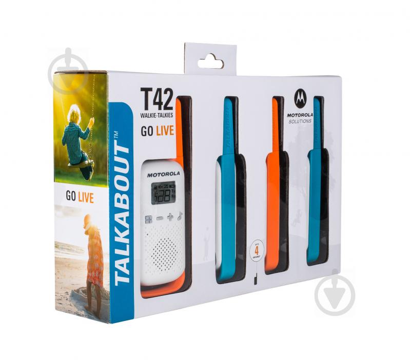 Рація Motorola Talkabout T42 triple pack B4P00811MDKMAW - фото 2