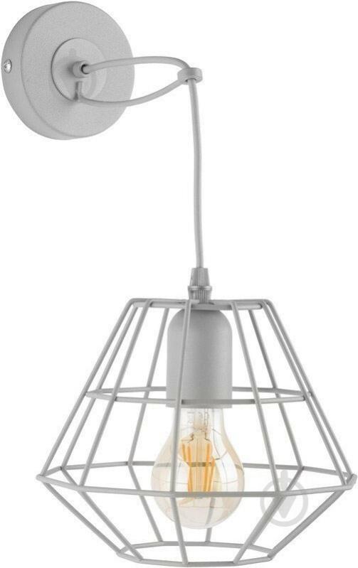 Бра TK Lighting Diamond 1x60 Вт E27 серый 2182 - фото 1