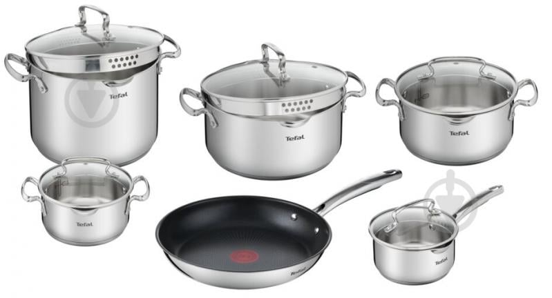 Набор посуды Duetto+ 11 предеметов G732SB55 Tefal - фото 1