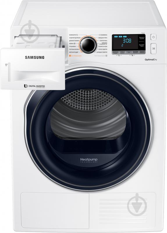 Сушильная машина Samsung DV90M6200CW/UA - фото 4