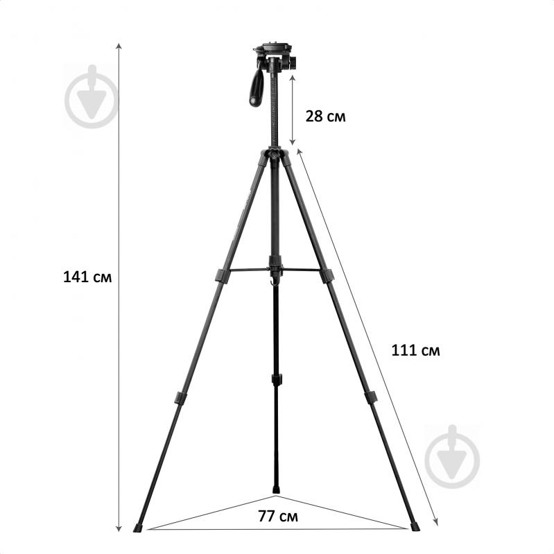 Штатив Promate Precise-140 Black - фото 6