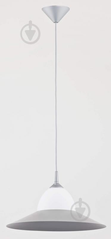 Подвес ALFA FALL 1x60 Вт E27 серыйбелый 60467 - фото 1