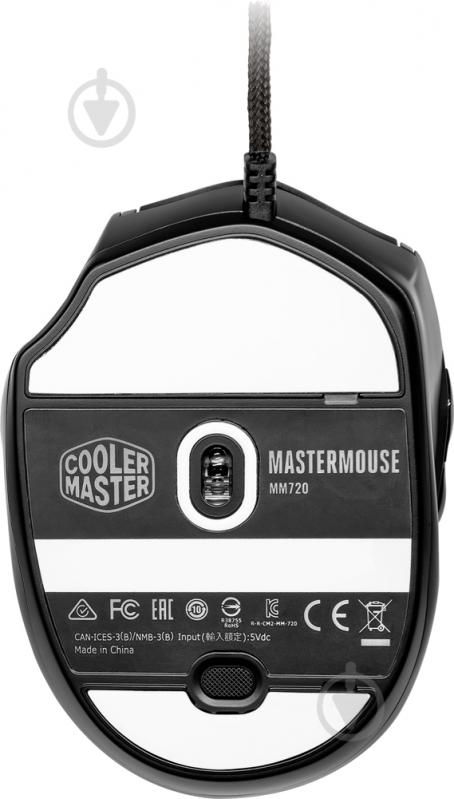 Миша Cooler Master USB Optical MM720 black (MM-720-KKOL2) - фото 6