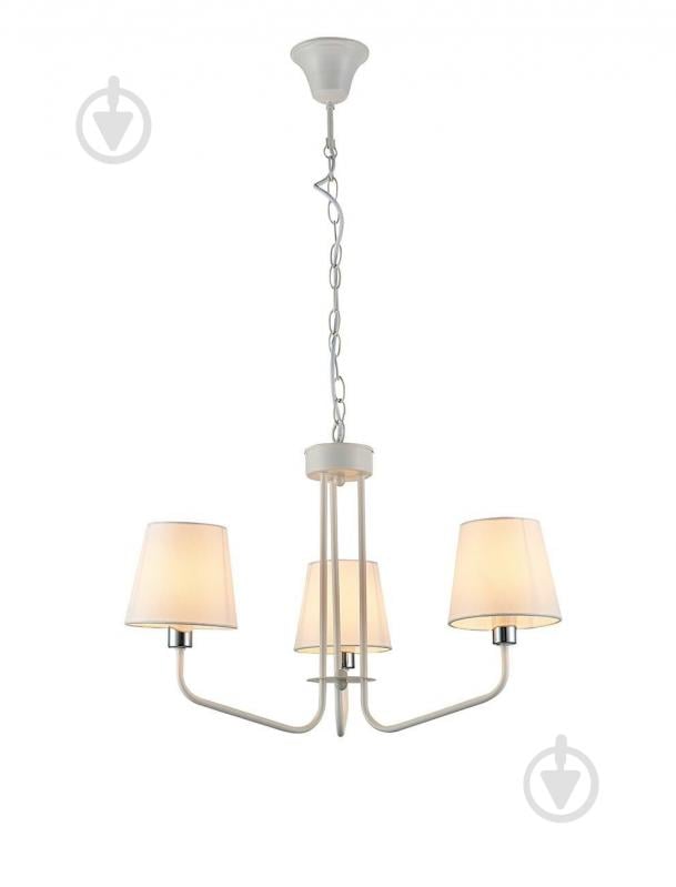 Люстра підвісна Candellux YORK 3x60 Вт E14 білий 50203098 - фото 1