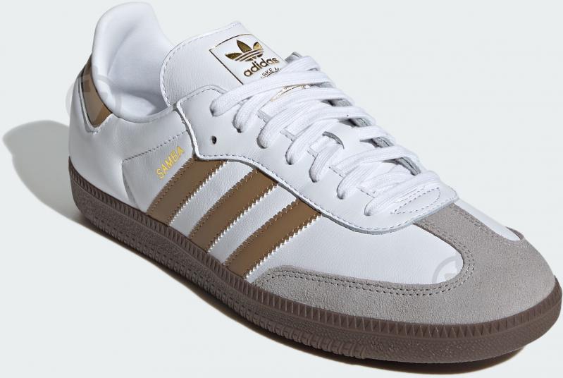 Кроссовки мужские демисезонные Adidas SAMBA OG JH8796 р.42 белые - фото 3 Кроссовки мужские демисезонные Adidas SAMBA OG JH8796 р.42 белые - фото 3
