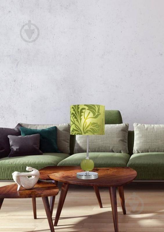 Настольная лампа декоративная Candellux CORT 1x60 Вт E27 зеленый/хром 41-34724 - фото 3 Настольная лампа декоративная Candellux CORT 1x60 Вт E27 зеленый/хром 41-34724 - фото 3