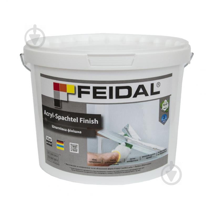 Шпаклівка Feidal Acryl-Spachtel Finish 16 кг - фото 1