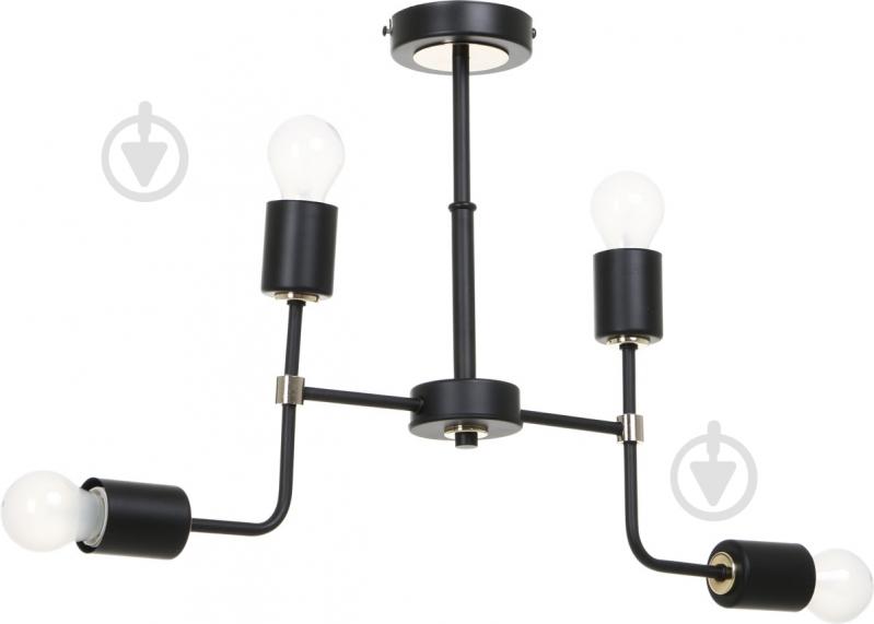 Люстра ALFA Transformers 4x60 Вт E27 черный 24874 - фото 2 Люстра ALFA Transformers 4x60 Вт E27 черный 24874 - фото 2