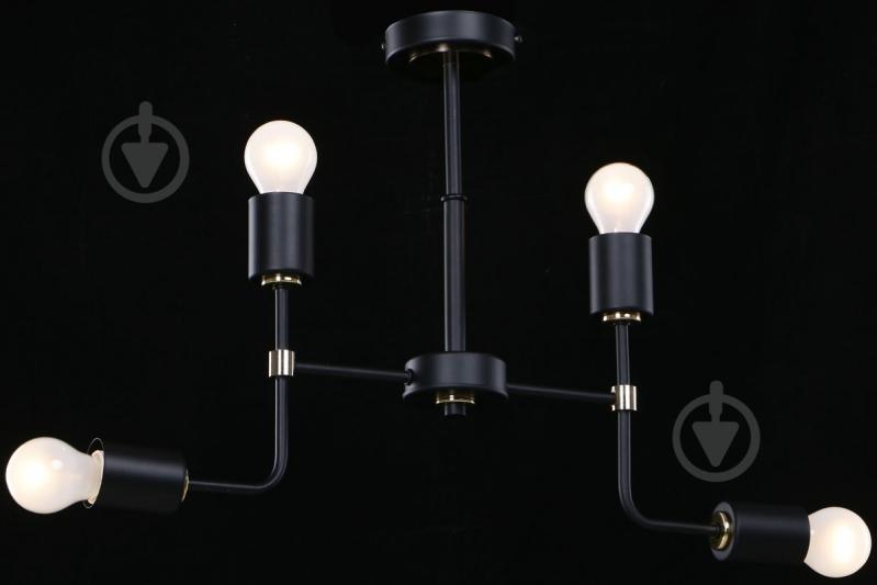 Люстра ALFA Transformers 4x60 Вт E27 черный 24874 - фото 3 Люстра ALFA Transformers 4x60 Вт E27 черный 24874 - фото 3