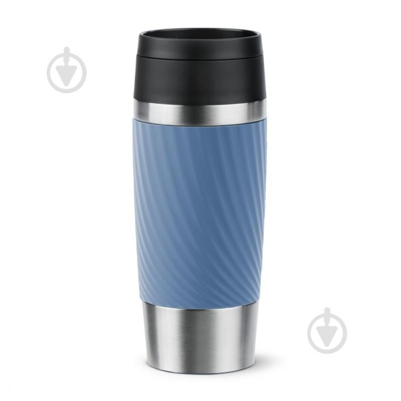 Термочашка Travel Mug Classic Twist 0.36 л голубая N2024510 Tefal - фото 1