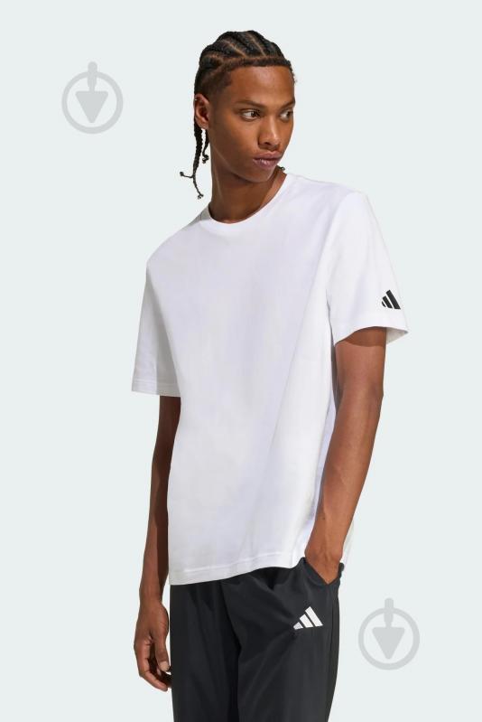 Футболка Adidas M BLANK TEE KD9094 р.S білий - фото 1