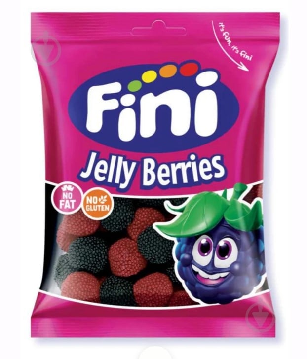 Конфеты жевательные Fini Jelly berries 90 г - фото 1 Конфеты жевательные Fini Jelly berries 90 г - фото 1