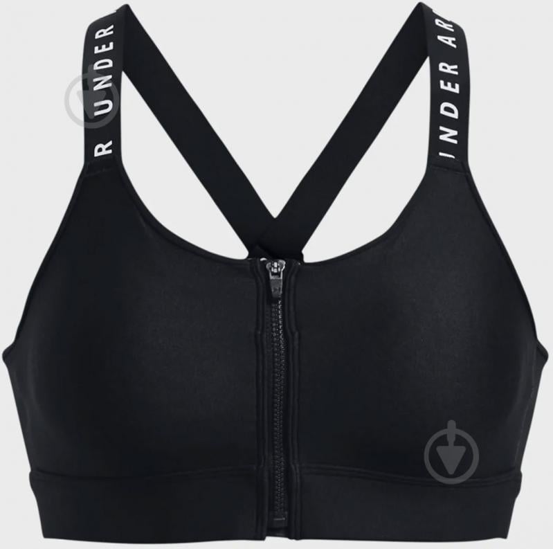 Бра Under Armour UA Infinity High Bra Zip 1373860-001 р.S черный - фото 14