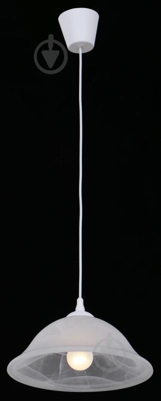 Подвес TK Lighting Plate 1x60 Вт E27 белый 1286 - фото 2