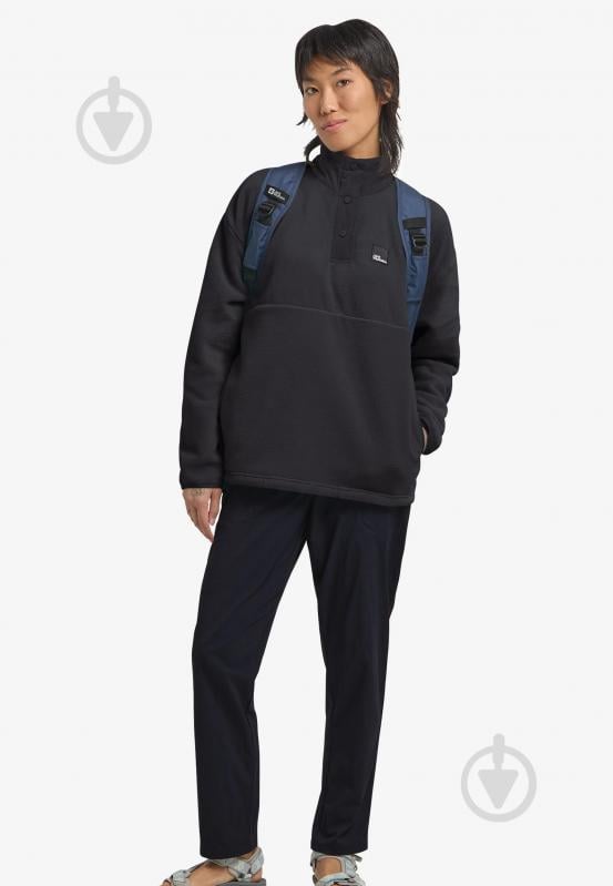 Джемпер Jack Wolfskin SUMETRO HZ W A64110_6000 р.XS чорний - фото 3 Джемпер Jack Wolfskin SUMETRO HZ W A64110_6000 р.XS чорний - фото 3