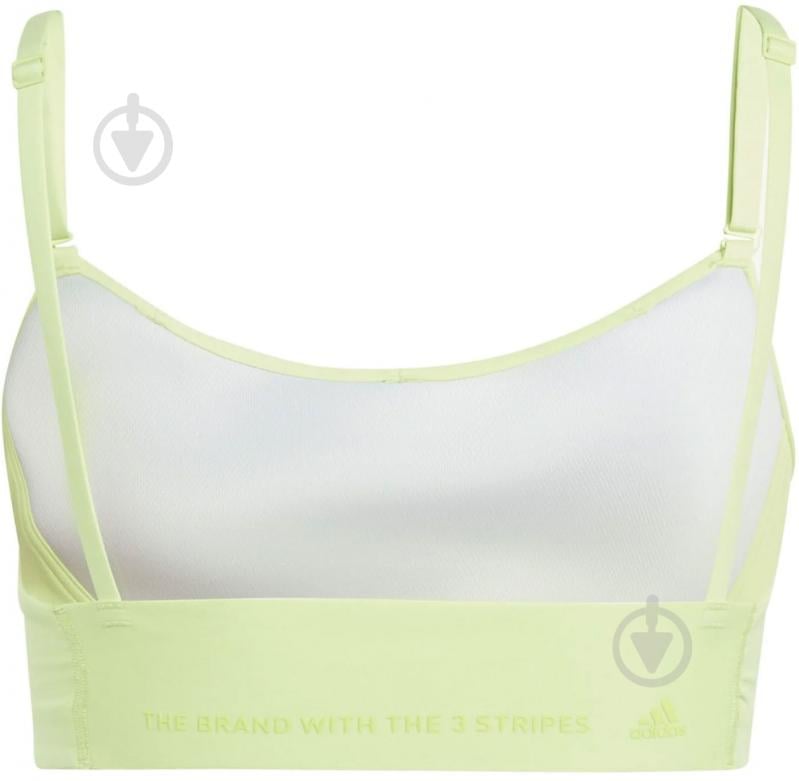 Бра Adidas Yoga Studio Light-Support Bra IJ5712 р.L-A зеленый - фото 2