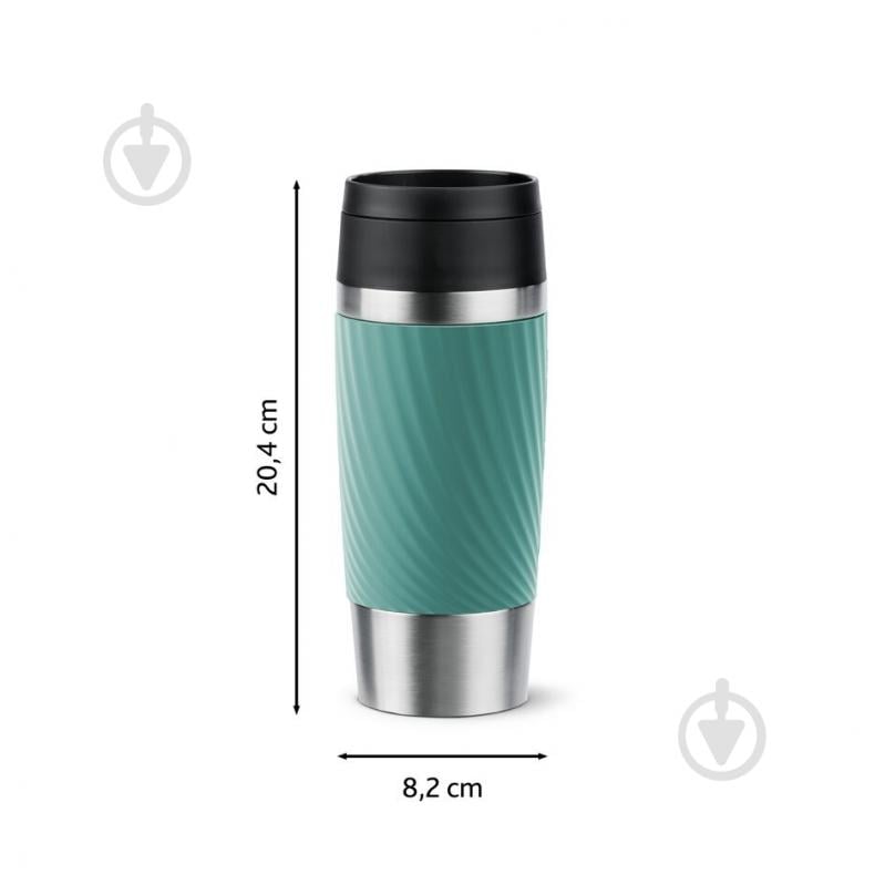 Термочашка Travel Mug Classic Twist 0.36 л Зеленый N2024310 Tefal - фото 8