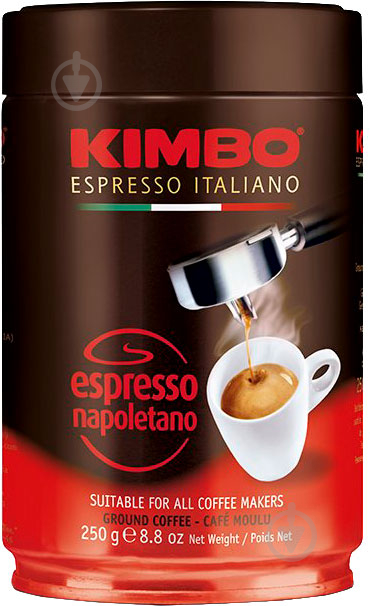 Кофе молотый Kimbo Espresso Napoletano 250 г 8002200302412 - фото 1