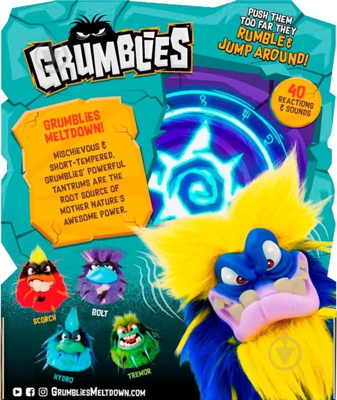 Игрушка интерактивная Grumblies Моджо 02249-M - фото 2 Игрушка интерактивная Grumblies Моджо 02249-M - фото 2