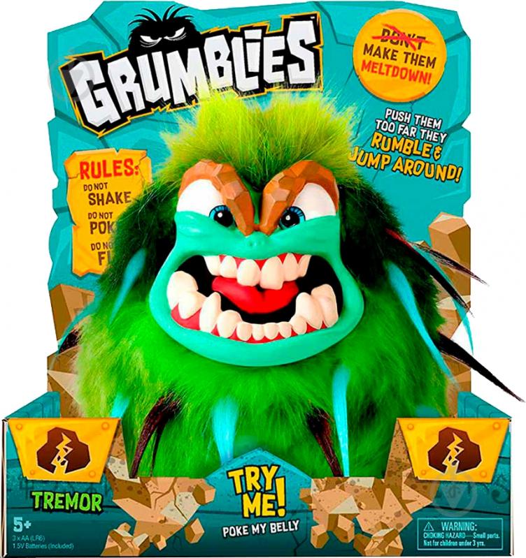 Игрушка интерактивная Grumblies Сейсмос 02249-T - фото 1