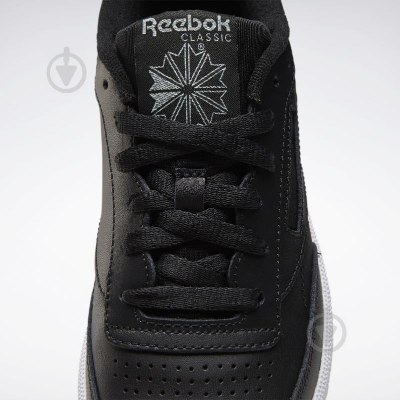 Кросівки жіночі зимові Reebok CLUB C 85 FW6174 р.36 чорні - фото 8