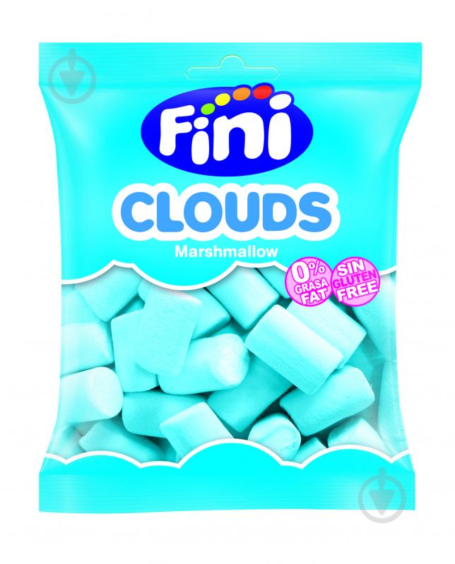 Маршмелоу Fini Clouds блакитні 80 г - фото 1