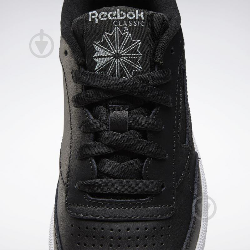 Кросівки жіночі зимові Reebok CLUB C 85 FW6174 р.37 чорні - фото 8