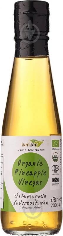 Уксус lumlum ананасовый органический 200 мл - фото 1