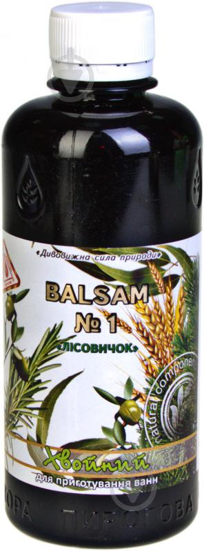Розчин-бальзам Лаборатория Доктора Пирогова №1 Лісовичок хвойний 330 мл - фото 1