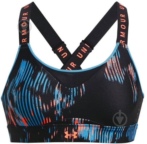 Бра Under Armour UA Infinity High Print Bra 1369026-001 р.XS черный - фото 4