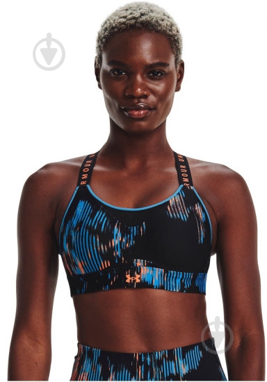 Бра Under Armour UA Infinity High Print Bra 1369026-001 р.XS чорний - фото 2