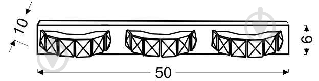 Светильник настенный Candellux SHIPI 3x3 Вт хром 23-45324 - фото 2