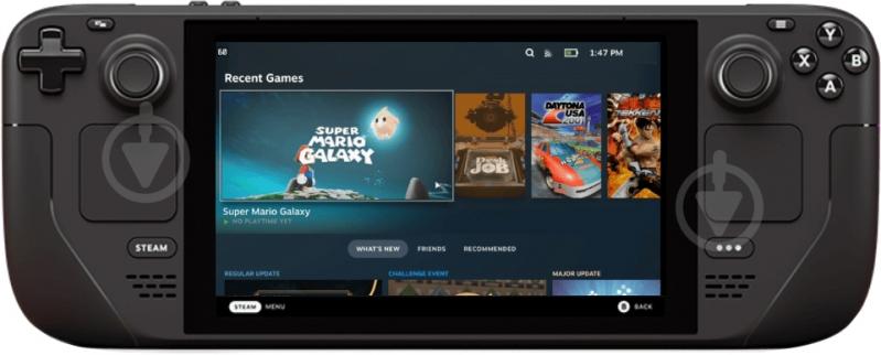 Игровая консоль Valve STEAM DECK 64GB Certified Refurbished black - фото 1