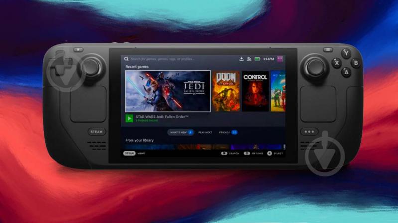 Игровая консоль Valve STEAM DECK 64GB Certified Refurbished black - фото 10