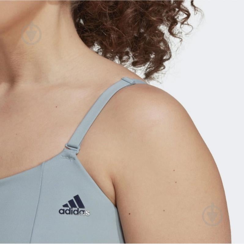 Бра Adidas Yoga Studio Light-Support Bra HF5069 р.1X голубой - фото 3