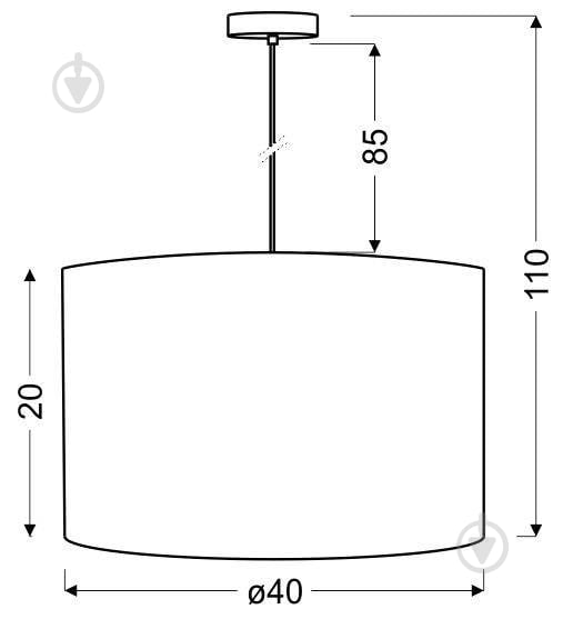 Люстра подвесная Candellux TIMBER 1xE27 коричневый/никель 31-56699 - фото 4