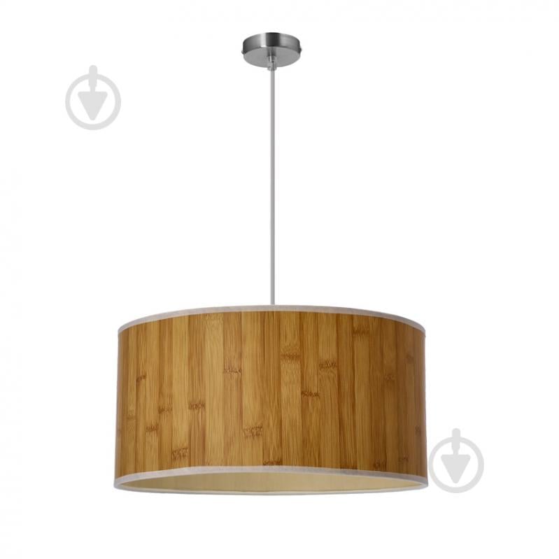 Люстра подвесная Candellux TIMBER 1xE27 коричневый/никель 31-56699 - фото 1