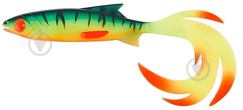 Виброхвост Balzer Shirasu Reptile Shad 110 мм 1 шт. 6гр Fireshark - фото 1