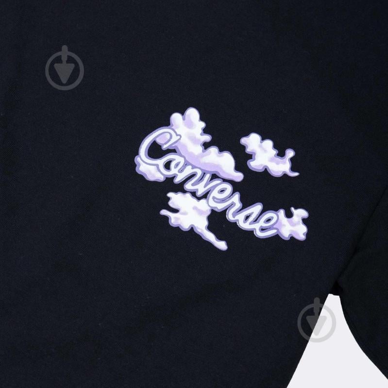 Футболка Converse SEASONAL GRAPHIC WORD ART SS TEE 10024536-001 р.XS чорний - фото 9