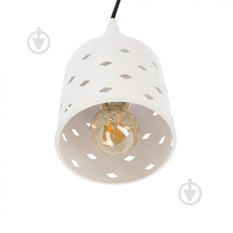 Люстра підвісна Candellux HAMP 1xE27 білий 31-51905 - фото 3