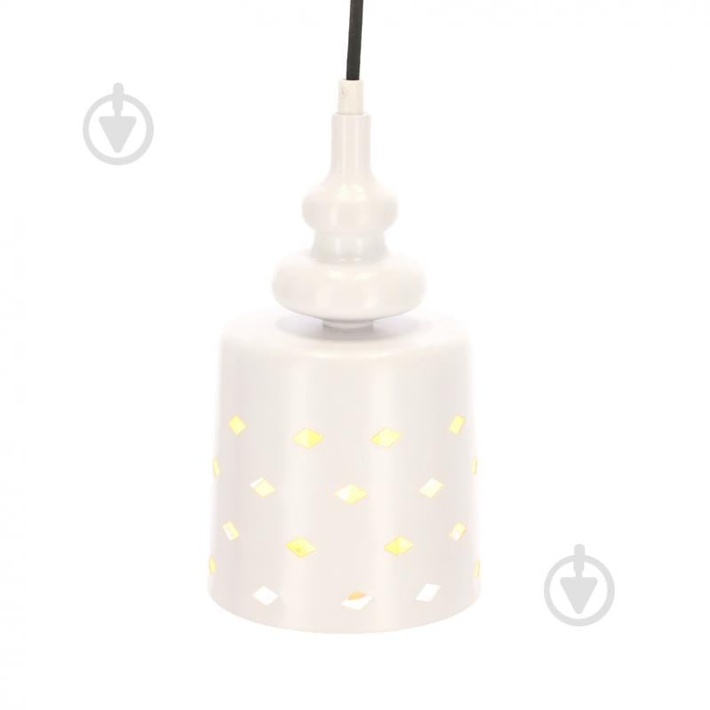 Люстра підвісна Candellux HAMP 1xE27 білий 31-51905 - фото 4