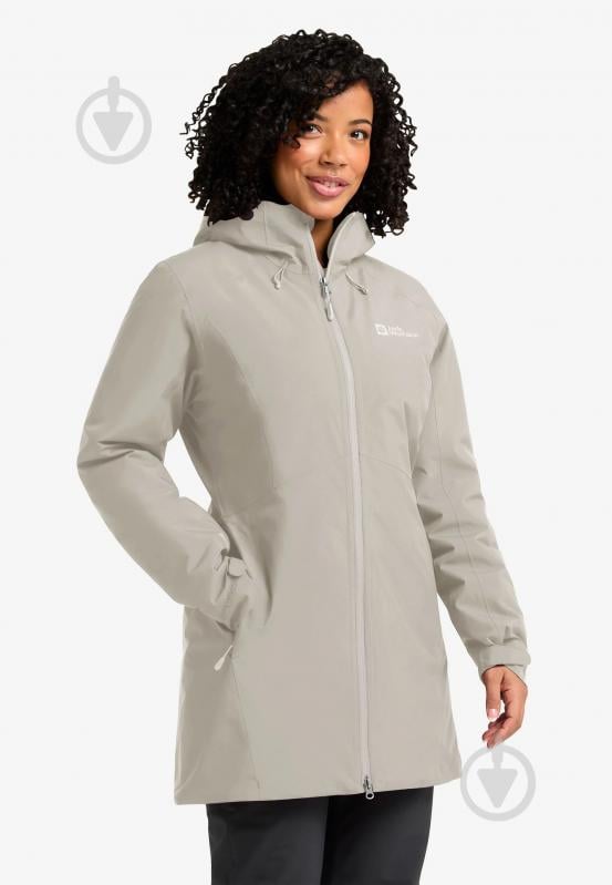 Куртка жіноча зимова Jack Wolfskin HEIDELSTEIN INS JKT W 1115681_A0056 р.L бежева - фото 1