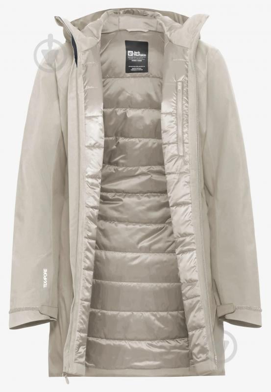 Куртка жіноча зимова Jack Wolfskin HEIDELSTEIN INS JKT W 1115681_A0056 р.L бежева - фото 9