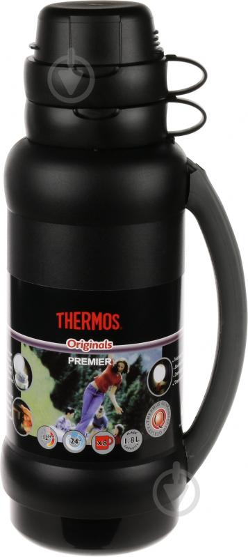 Термос Thermos Premier 1,8 л черный - фото 1