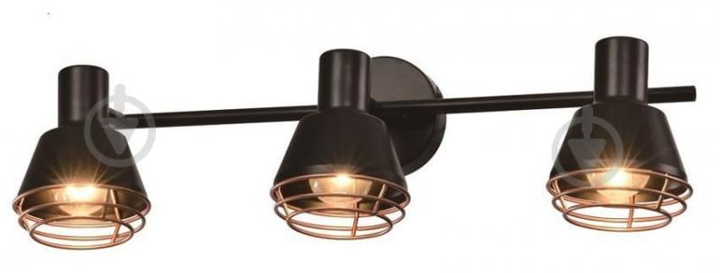 Спот Candellux Neria 3x40 Вт E14 черный/медь 93-82572 - фото 5