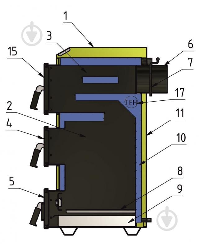 Котел твердотопливный Макситерм ЛЮКС НОВА 26 кВт - фото 10 Котел твердотопливный Макситерм ЛЮКС НОВА 26 кВт - фото 10