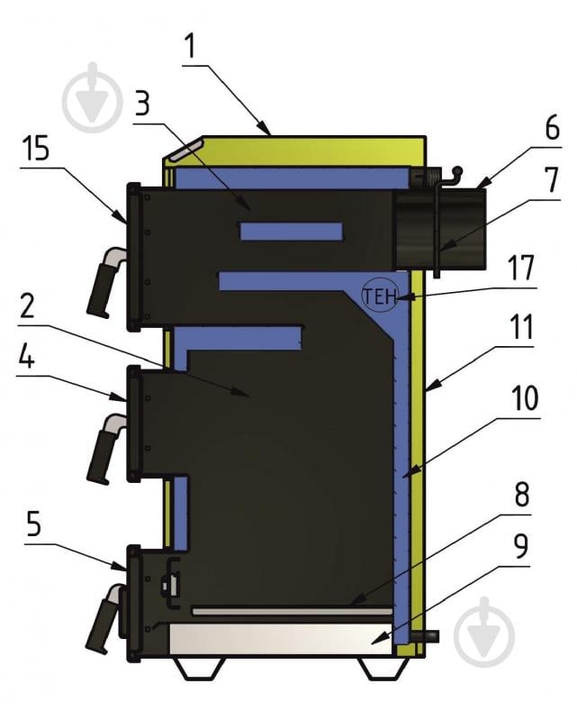 Котел твердотопливный Макситерм ЛЮКС Нова 16 - фото 11 Котел твердотопливный Макситерм ЛЮКС Нова 16 - фото 11
