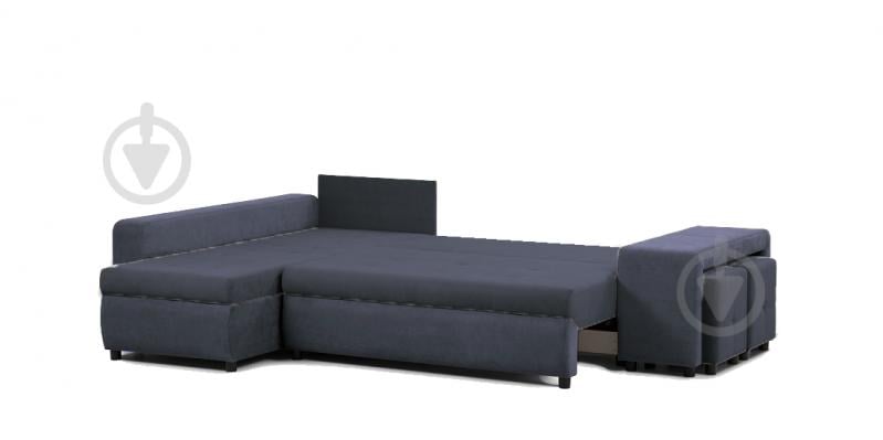 Диван угловой PRAKTICA Sofa Адам (категория 1) синий 2740x1830x700 мм - фото 2